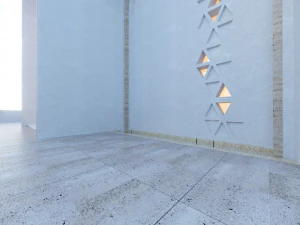Modern mosque Low-poly 3D Model