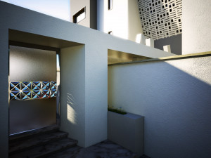 Multi-storey residential building Modello 3D