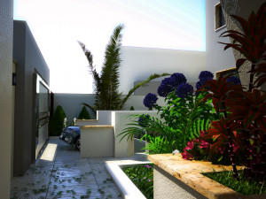 Multi-storey residential building Modello 3D
