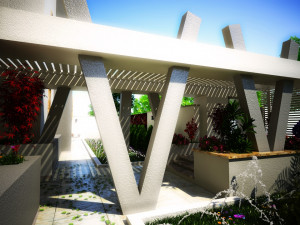 Multi-storey residential building Modello 3D