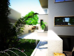 Multi-storey residential building Modello 3D