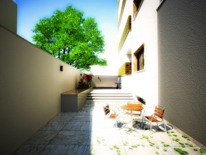 Multi-storey residential building Modello 3D