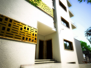 Multi-storey residential building Modello 3D