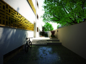Multi-storey residential building Modello 3D