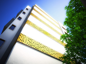 Multi-storey residential building Modello 3D