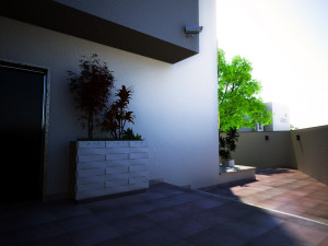 Multi-storey residential building Modello 3D
