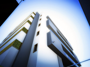 Multi-storey residential building Modello 3D