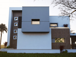 Villa 3D Model