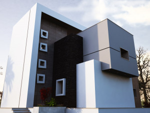 Villa 3D Model