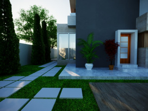 Modern villa 3D Model