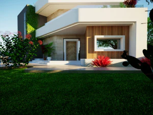 Nowoczesna willa Model 3D