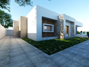 Single villa 3D Model
