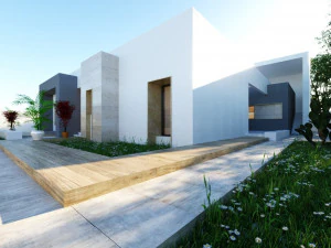 Single villa 3D Model
