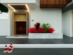 Residential commercial building 3D Model