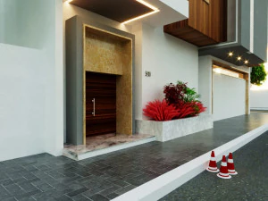 Residential commercial building 3D Model