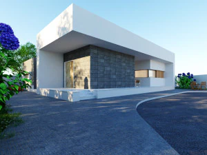 Zweist&ouml;ckige Villa 3D Modell