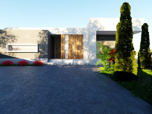 Two-storey villa 3D Model