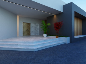 Two-storey villa 3D Model