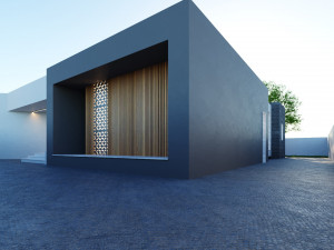 Two-storey villa 3D Model