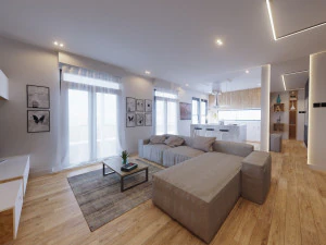 Interior design Scandinavian style 3D Model