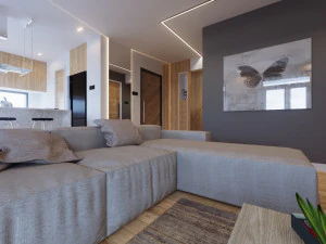 Interior design Scandinavian style 3D Model