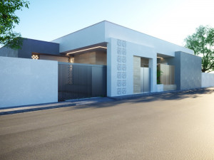 Small villa Modelo 3D