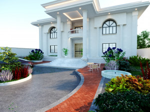 of a classic style villa 3D 모델