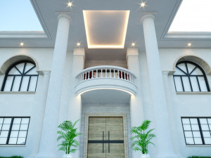 of a classic style villa 3D 모델