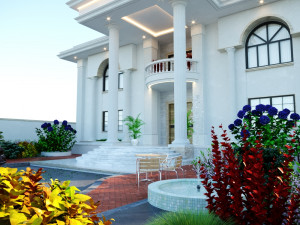 of a classic style villa 3D 모델