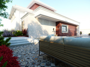 of a classic style villa 3D 모델