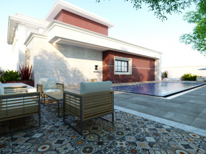of a classic style villa 3D 모델