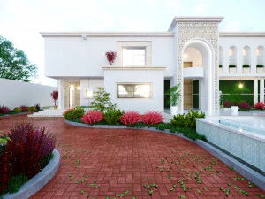 Di una villa in stile classico Modello 3D