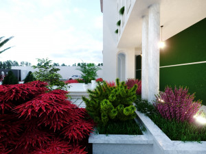 Of a classic style villa 3D मॉडल