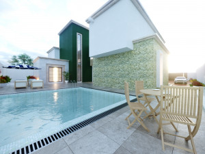Of a classic style villa 3D मॉडल