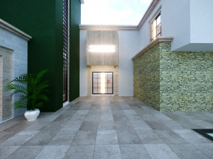 Of a classic style villa 3D मॉडल
