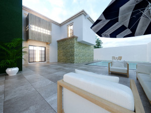 Of a classic style villa 3D मॉडल
