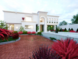 Of a classic style villa 3D मॉडल