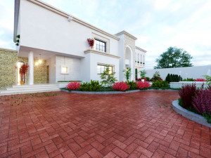 Of a classic style villa 3D मॉडल