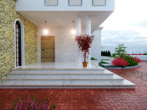 Of a classic style villa 3D मॉडल