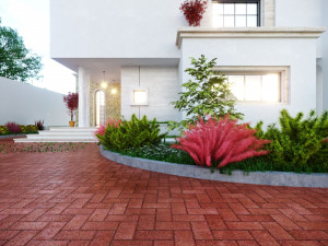 Of a classic style villa 3D मॉडल