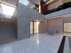 Of Modern home villa 3D Model