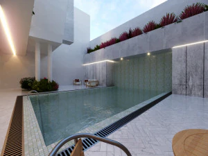 Of Modern home villa 3D Model