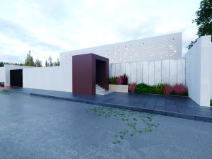 Of Modern home villa 3D 모델