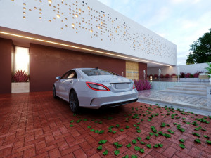 Of Modern home villa 3D 모델