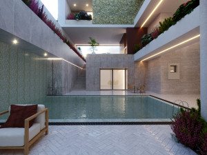 Of Modern home villa 3D 모델