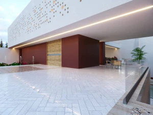 Of Modern home villa 3D Model