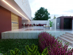 Of Modern home villa 3D Model