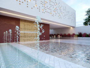 Of Modern home villa 3D Model