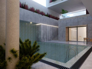 Of Modern home villa 3D Model