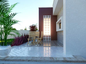 Modernes Villenmodell 1988 3D Modell